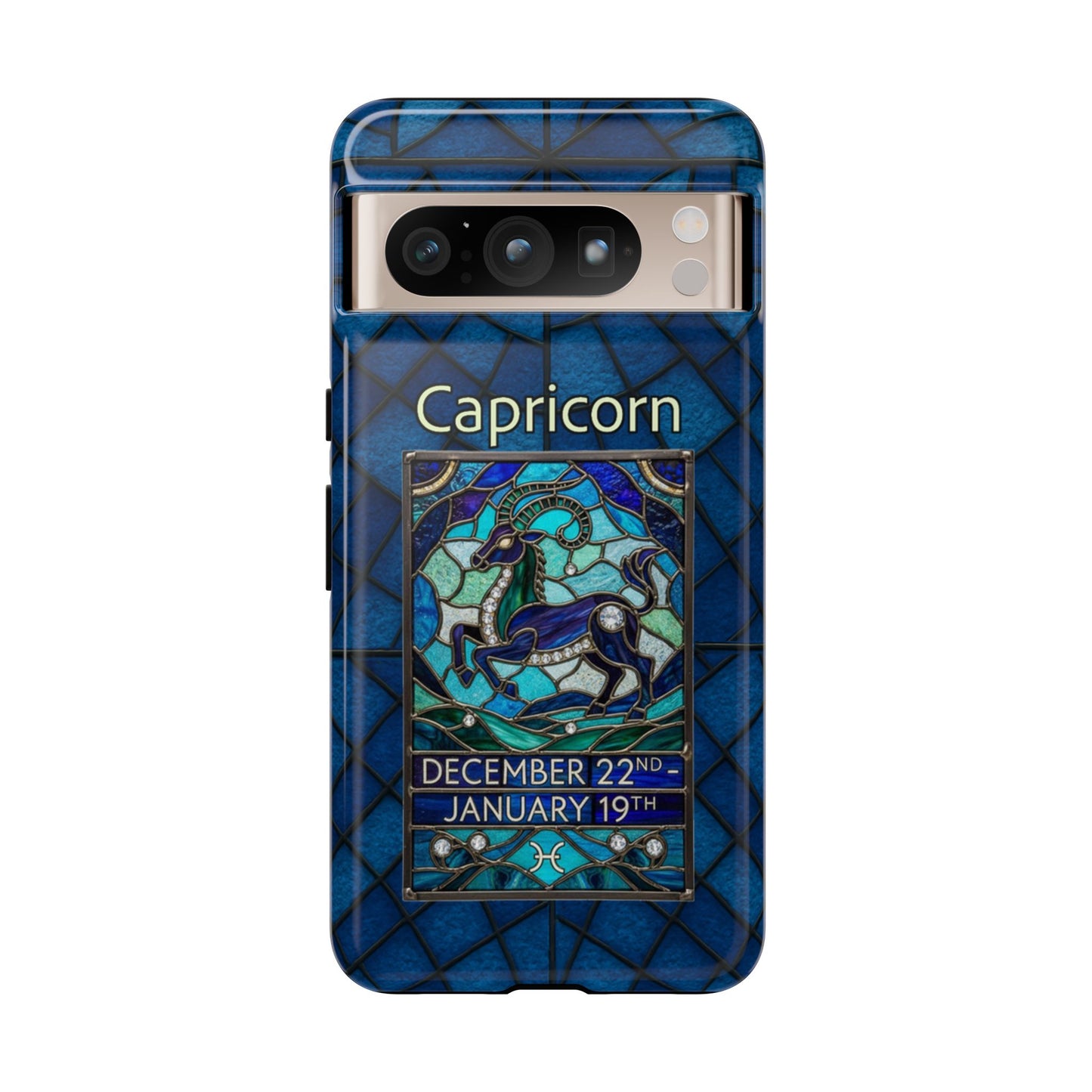 Capricorn Zodiac Stained - Arty Phone Case