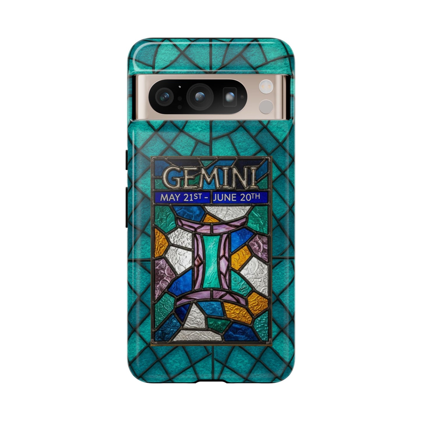 Gemini Zodiac Stained Glass - Arty Phone Case