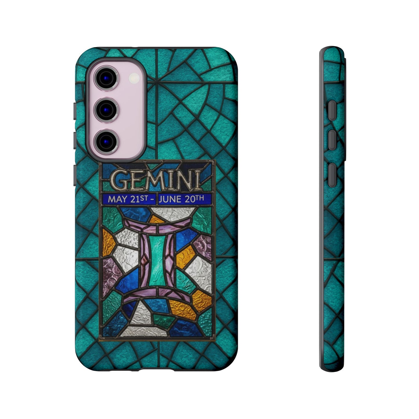 Gemini Zodiac Stained Glass - Arty Phone Case