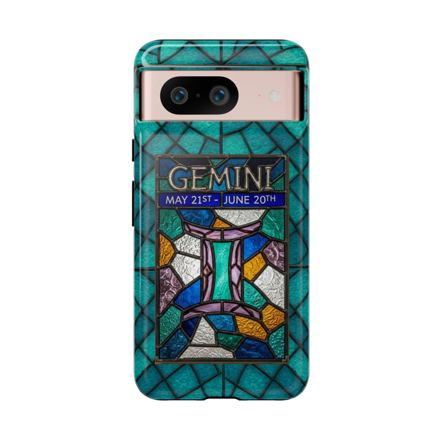 Gemini Zodiac Stained Glass - Arty Phone Case