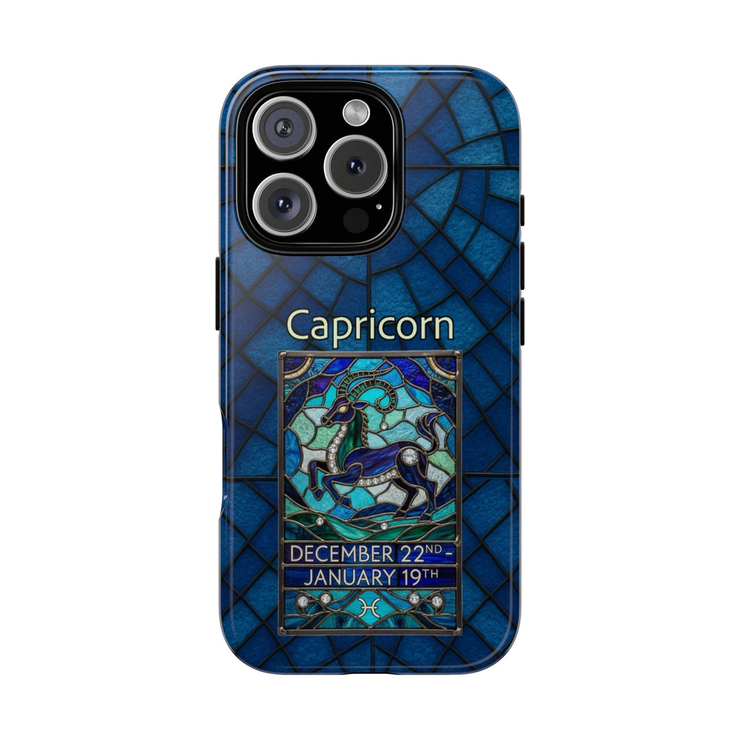 Capricorn Zodiac Stained - Arty Phone Case