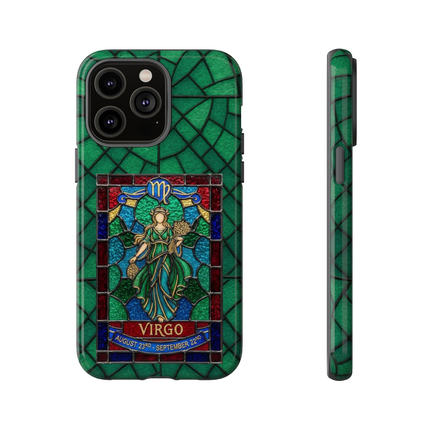 Virgo Zodiac Stained - Arty Phone Case