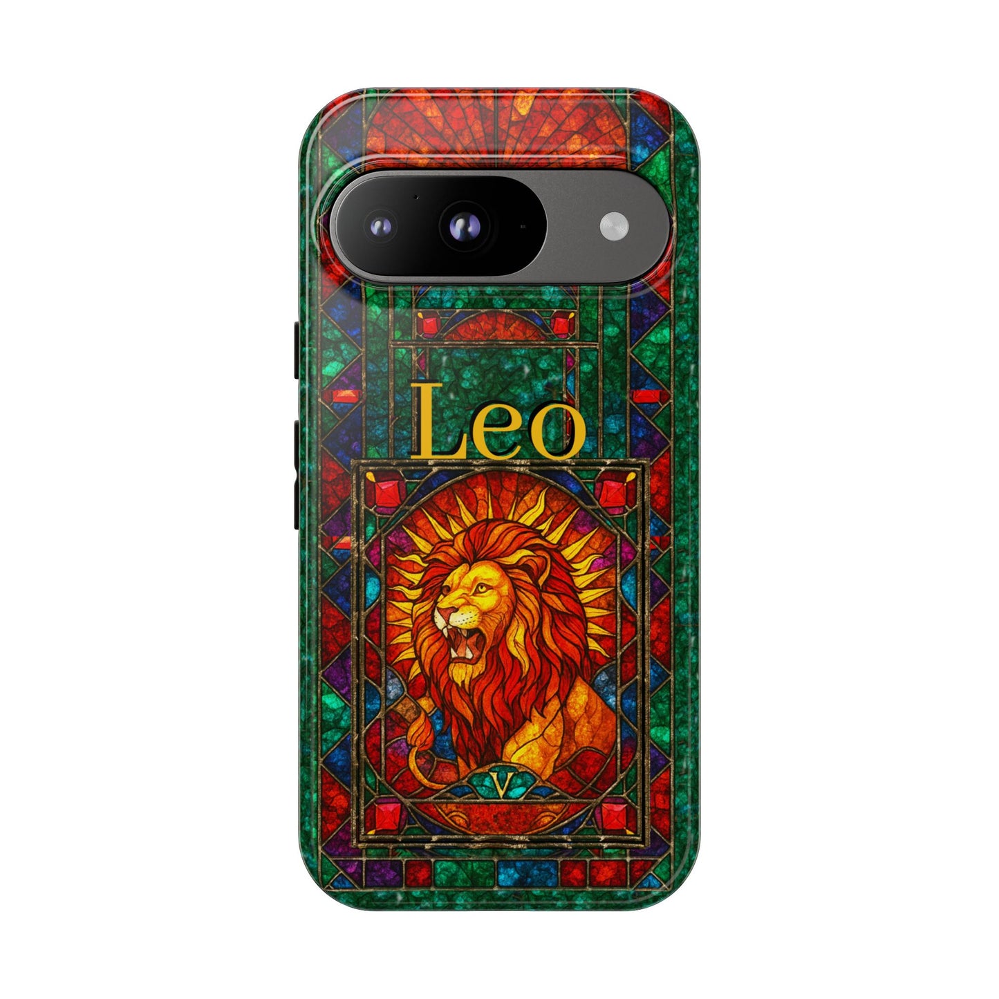 Leo Zodiac Stained Glass - Arty Phone Case