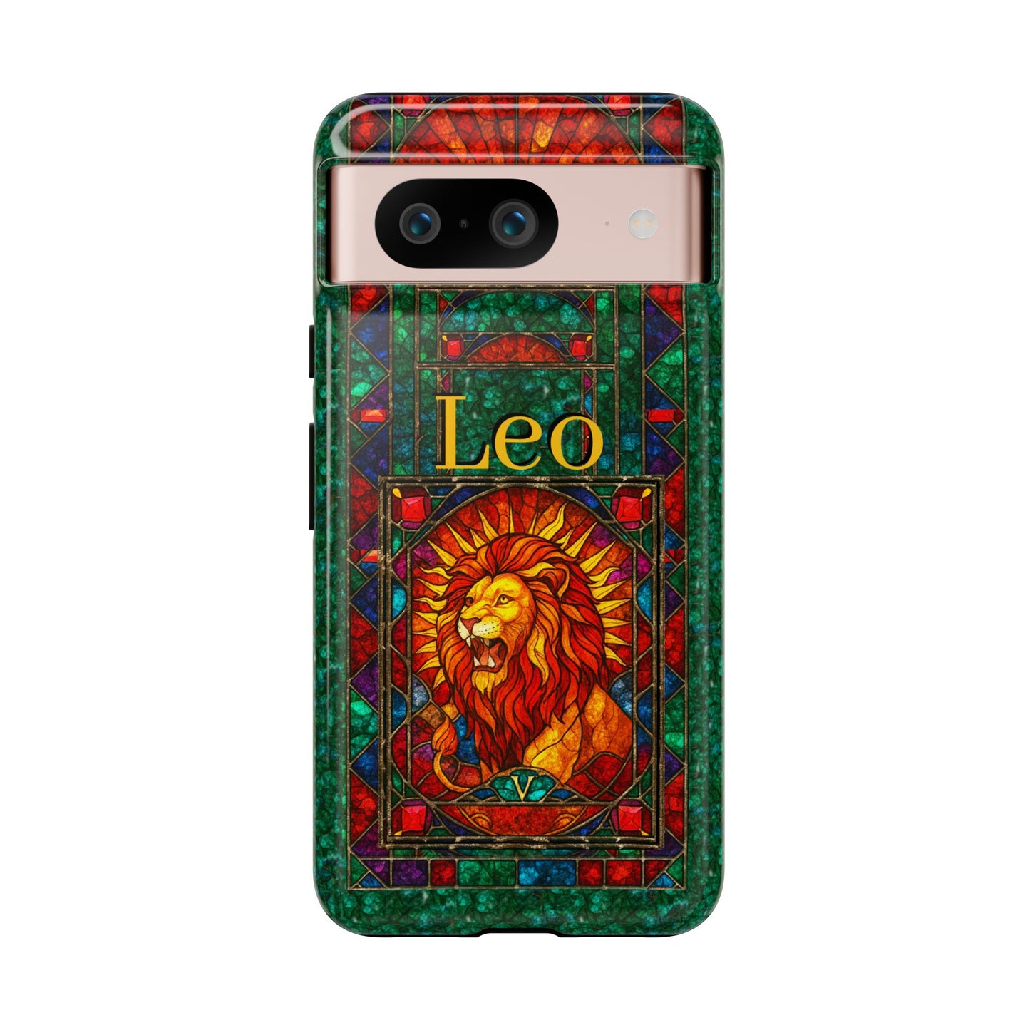 Leo Zodiac Stained Glass - Arty Phone Case