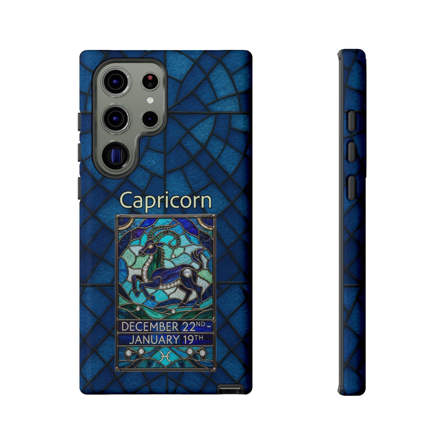 Capricorn Zodiac Stained - Arty Phone Case