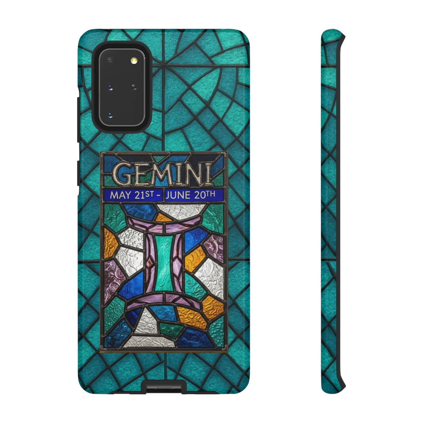 Gemini Zodiac Stained Glass - Arty Phone Case