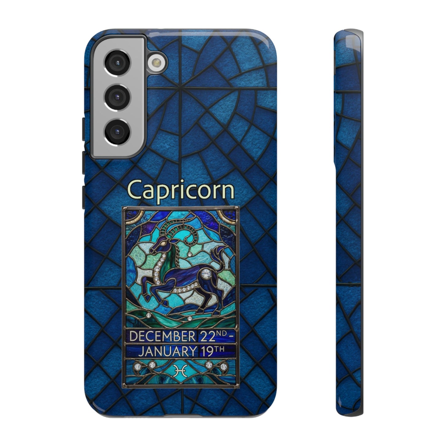 Capricorn Zodiac Stained - Arty Phone Case