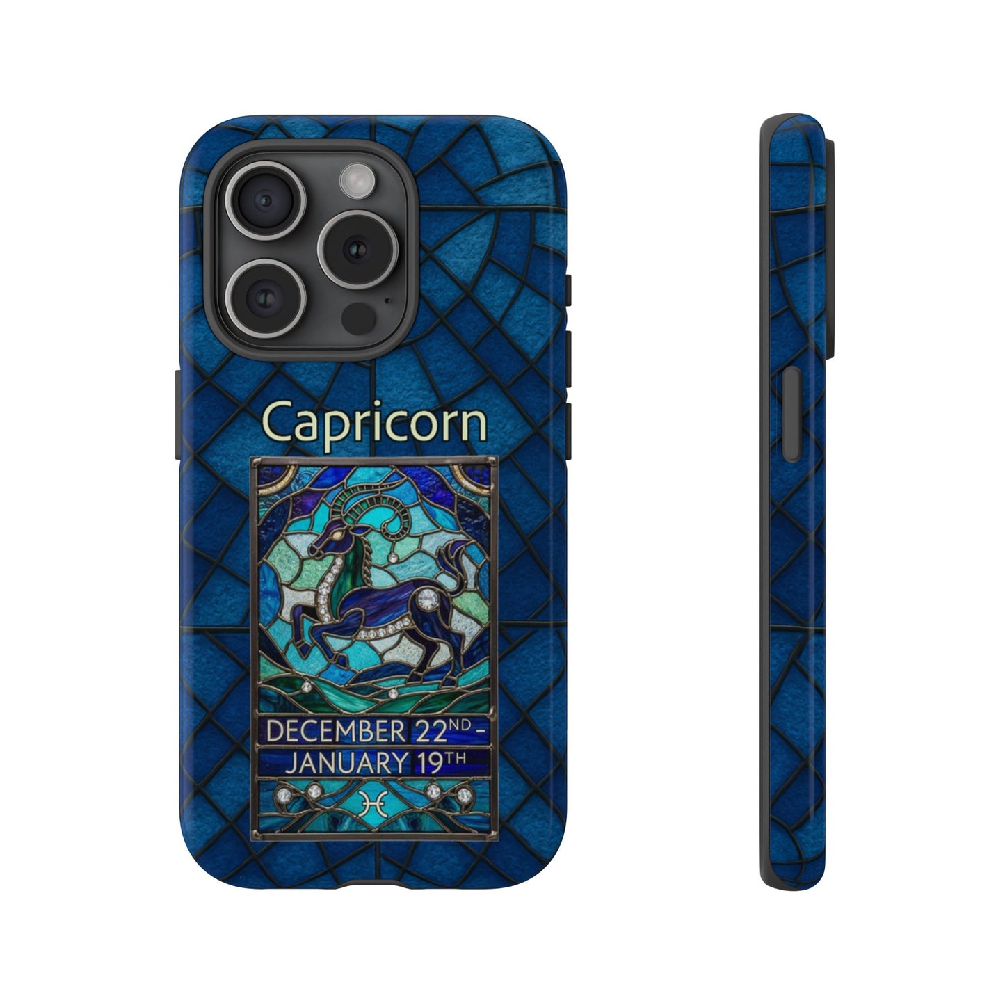 Capricorn Zodiac Stained - Arty Phone Case