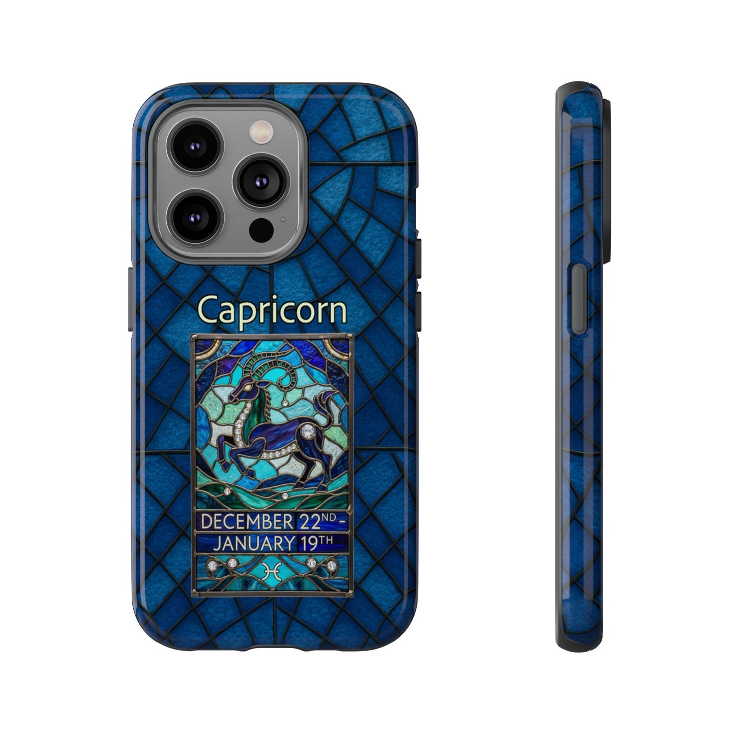 Capricorn Zodiac Stained - Arty Phone Case
