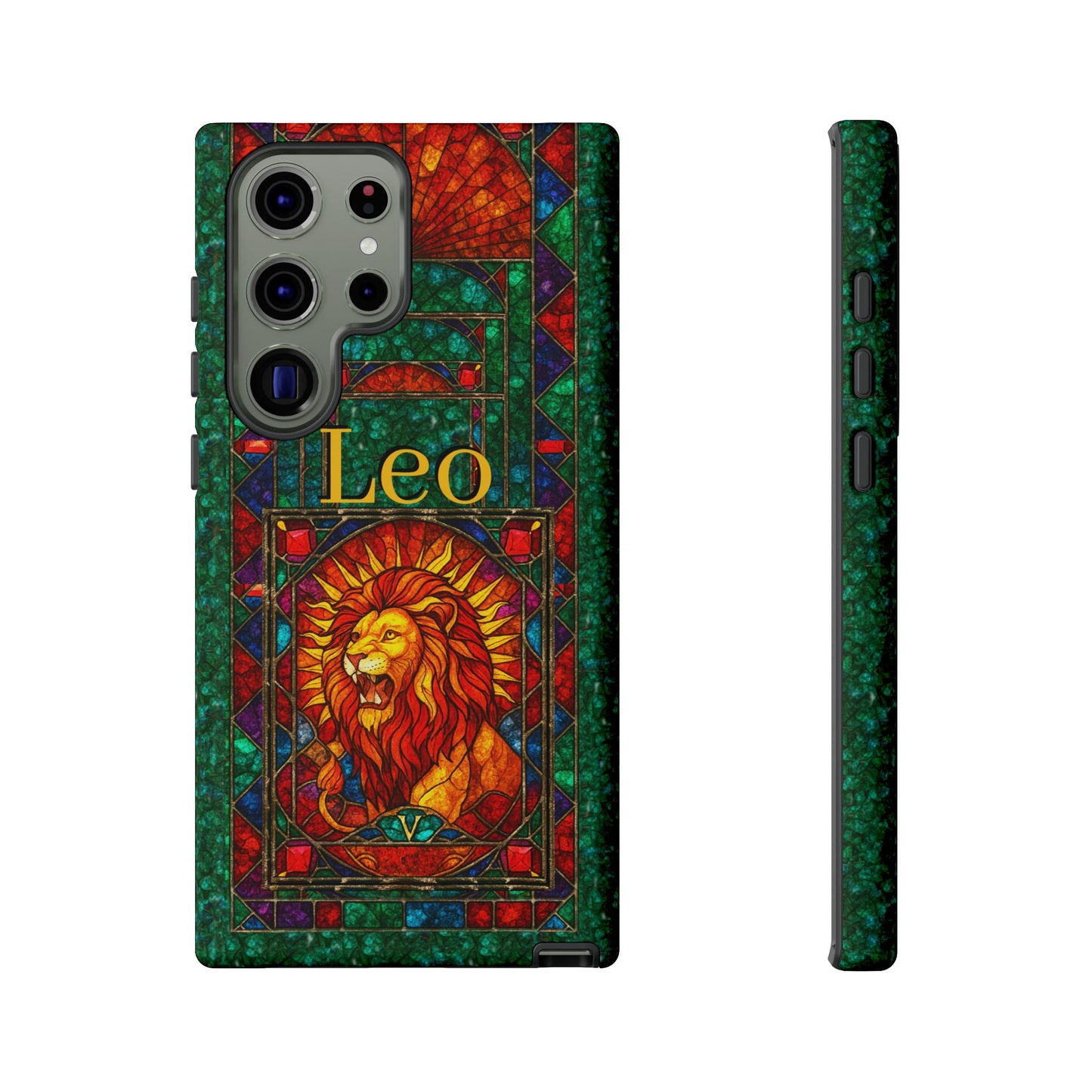 Leo Zodiac Stained Glass - Arty Phone Case
