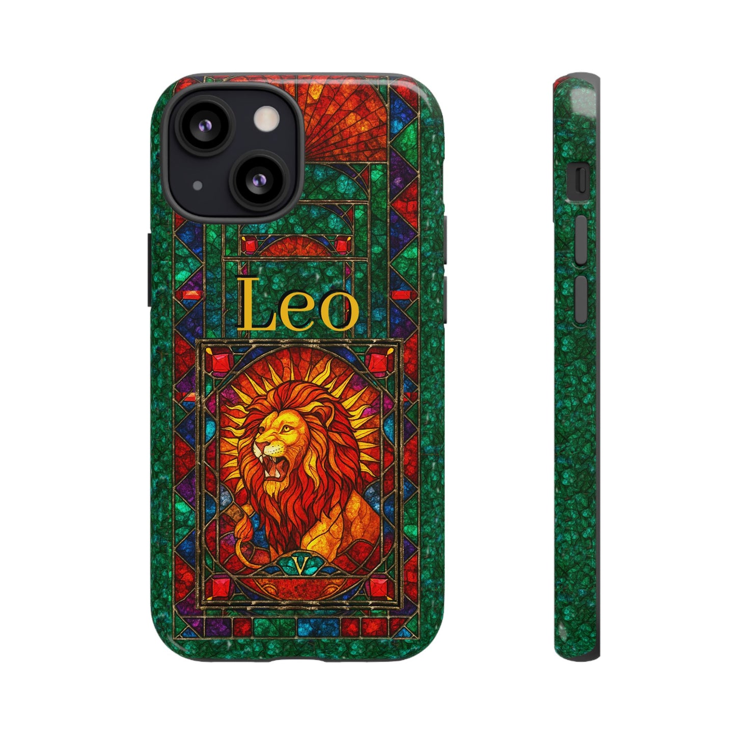 Leo Zodiac Stained Glass - Arty Phone Case