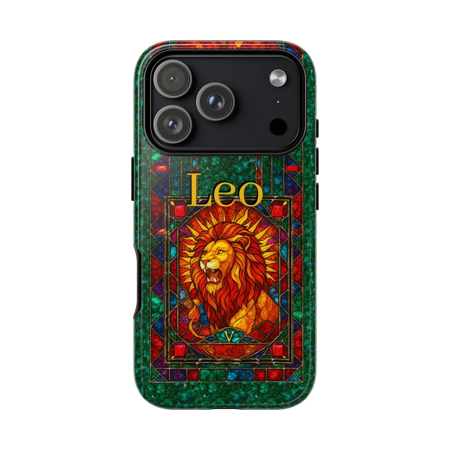 Leo Zodiac Stained Glass - Arty Phone Case