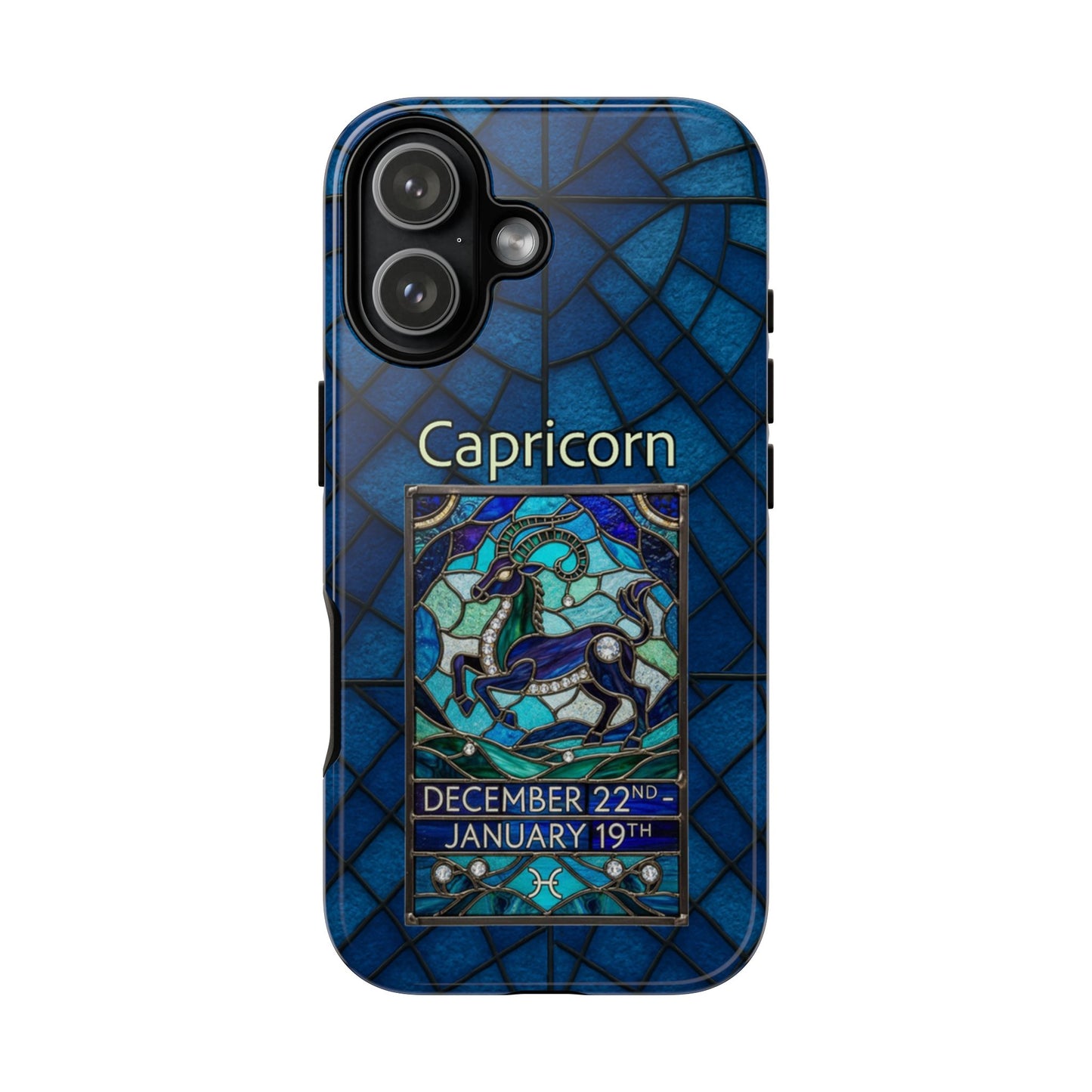 Capricorn Zodiac Stained - Arty Phone Case
