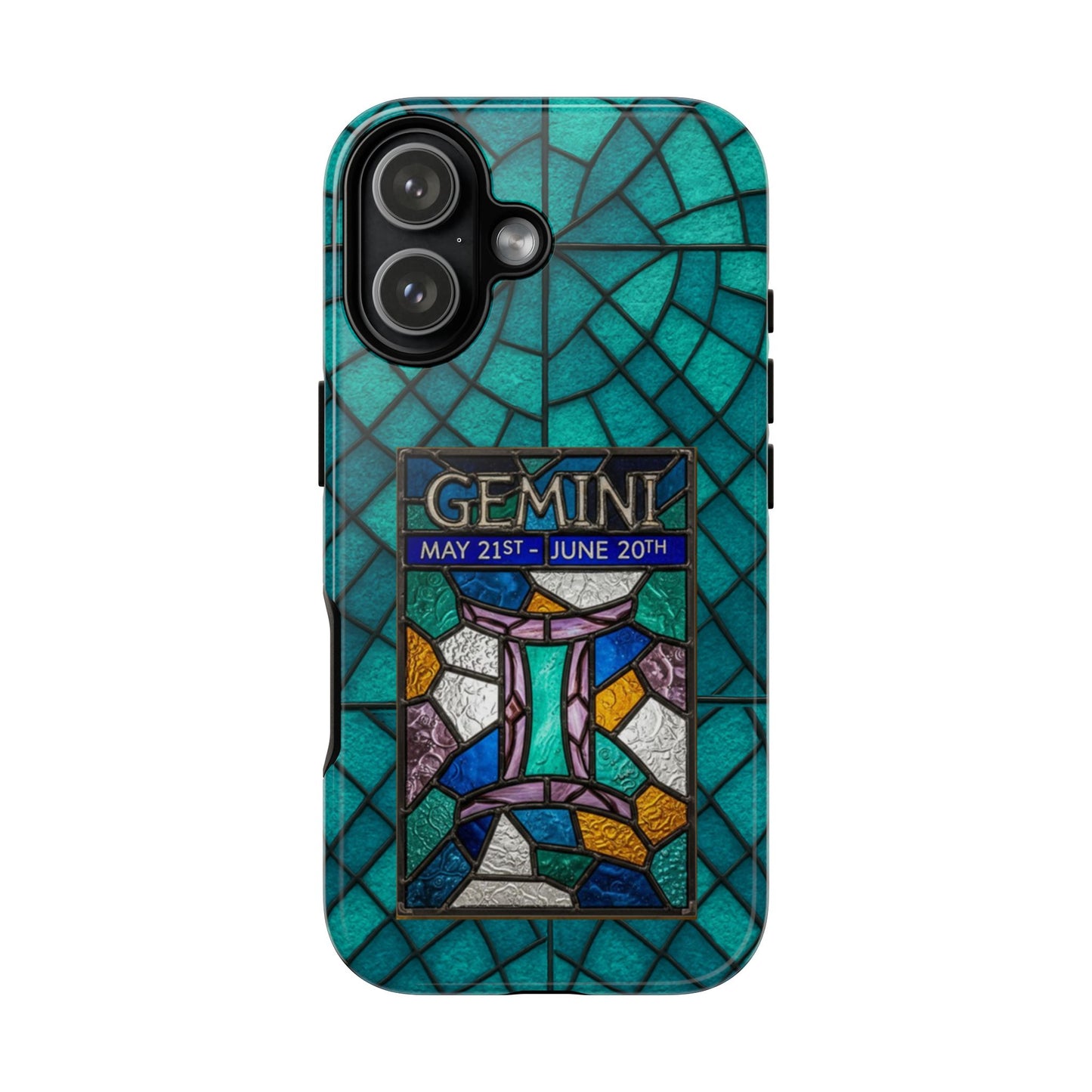 Gemini Zodiac Stained Glass - Arty Phone Case