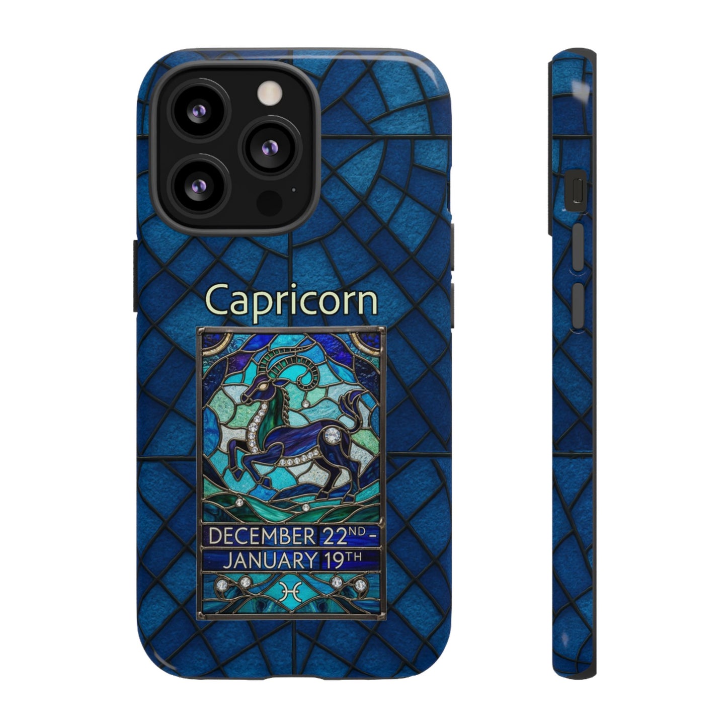 Capricorn Zodiac Stained - Arty Phone Case