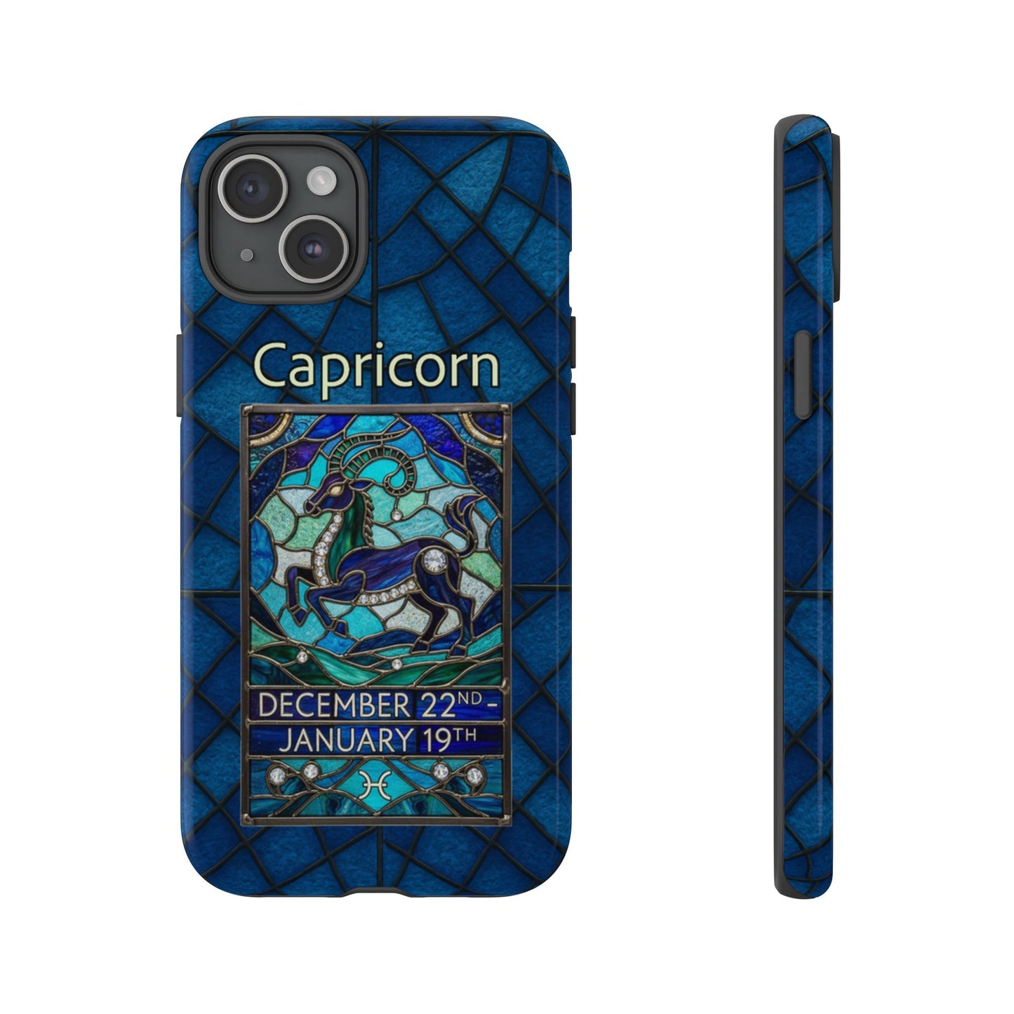 Capricorn Zodiac Stained - Arty Phone Case