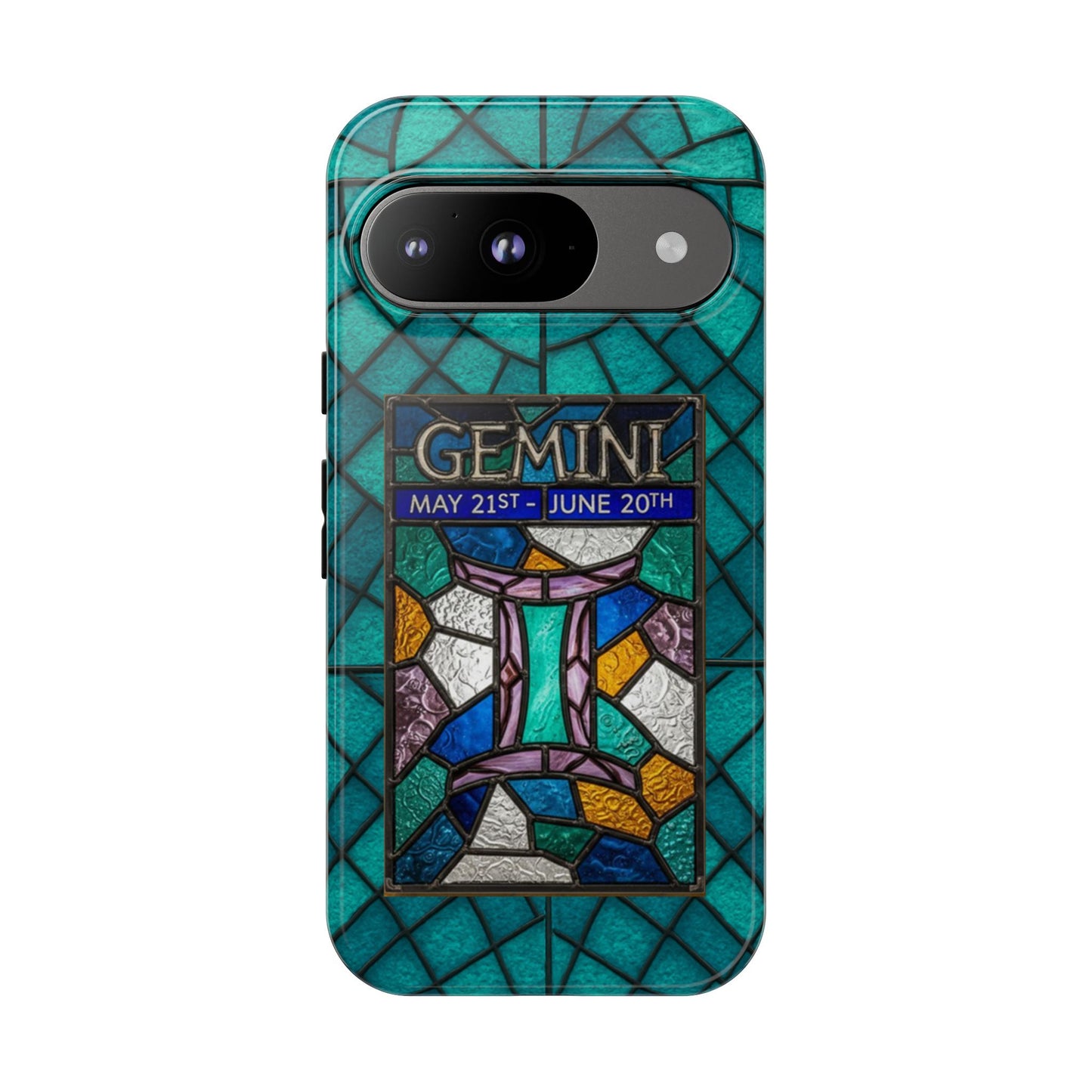 Gemini Zodiac Stained Glass - Arty Phone Case