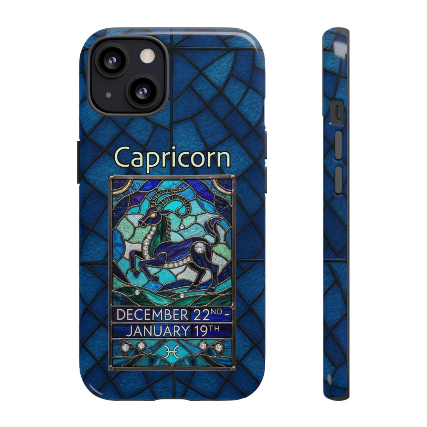 Capricorn Zodiac Stained - Arty Phone Case