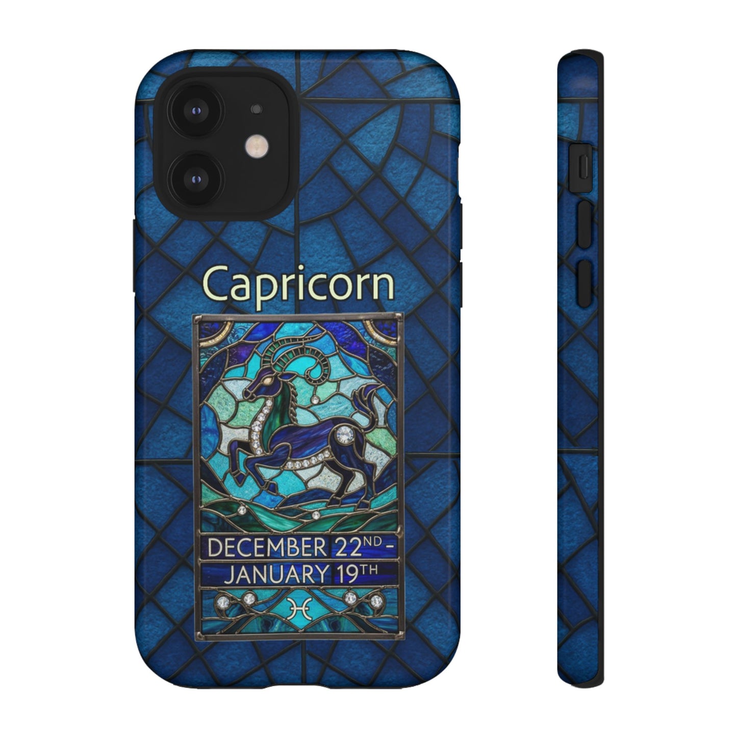 Capricorn Zodiac Stained - Arty Phone Case