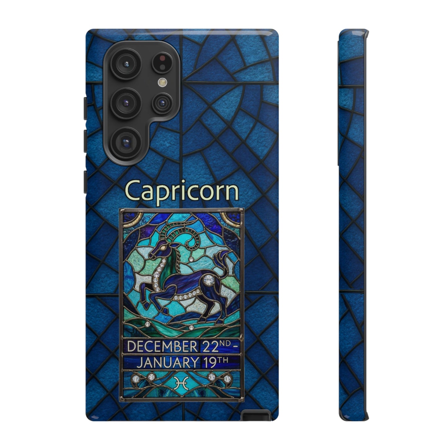 Capricorn Zodiac Stained - Arty Phone Case