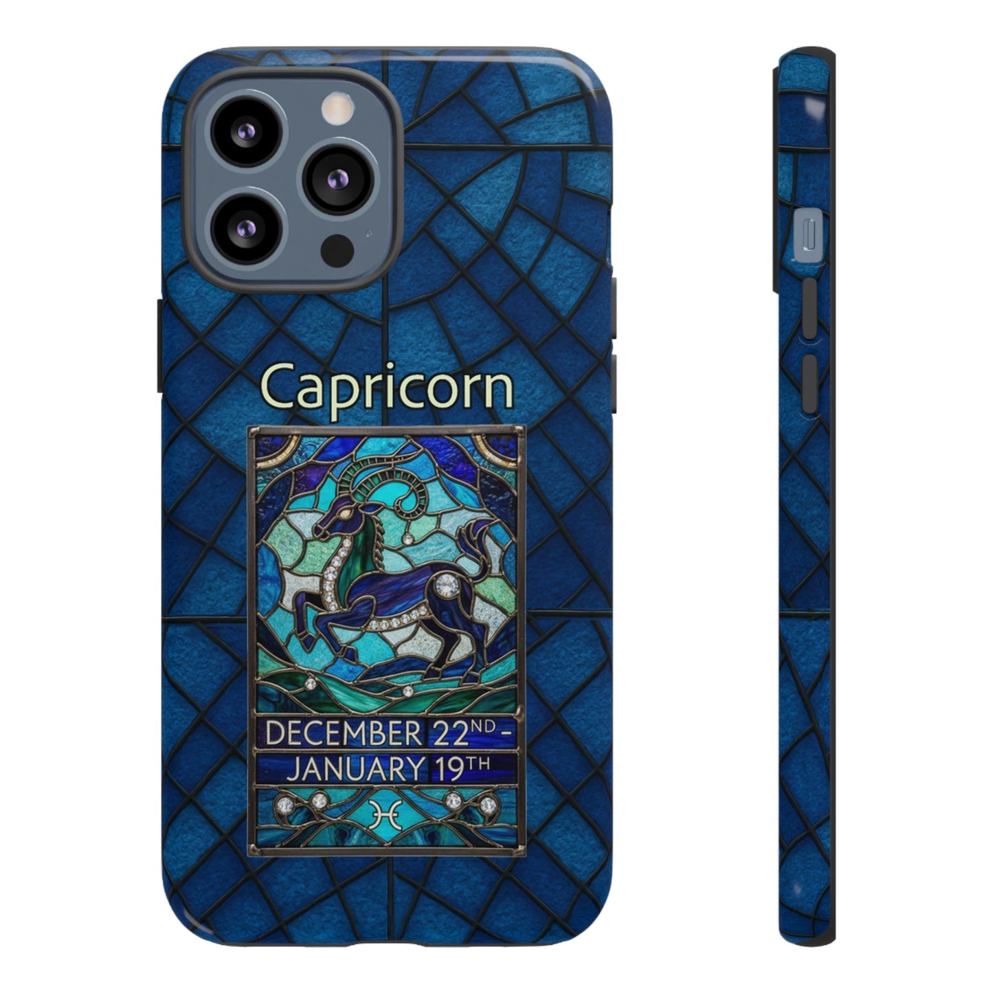 Capricorn Zodiac Stained - Arty Phone Case