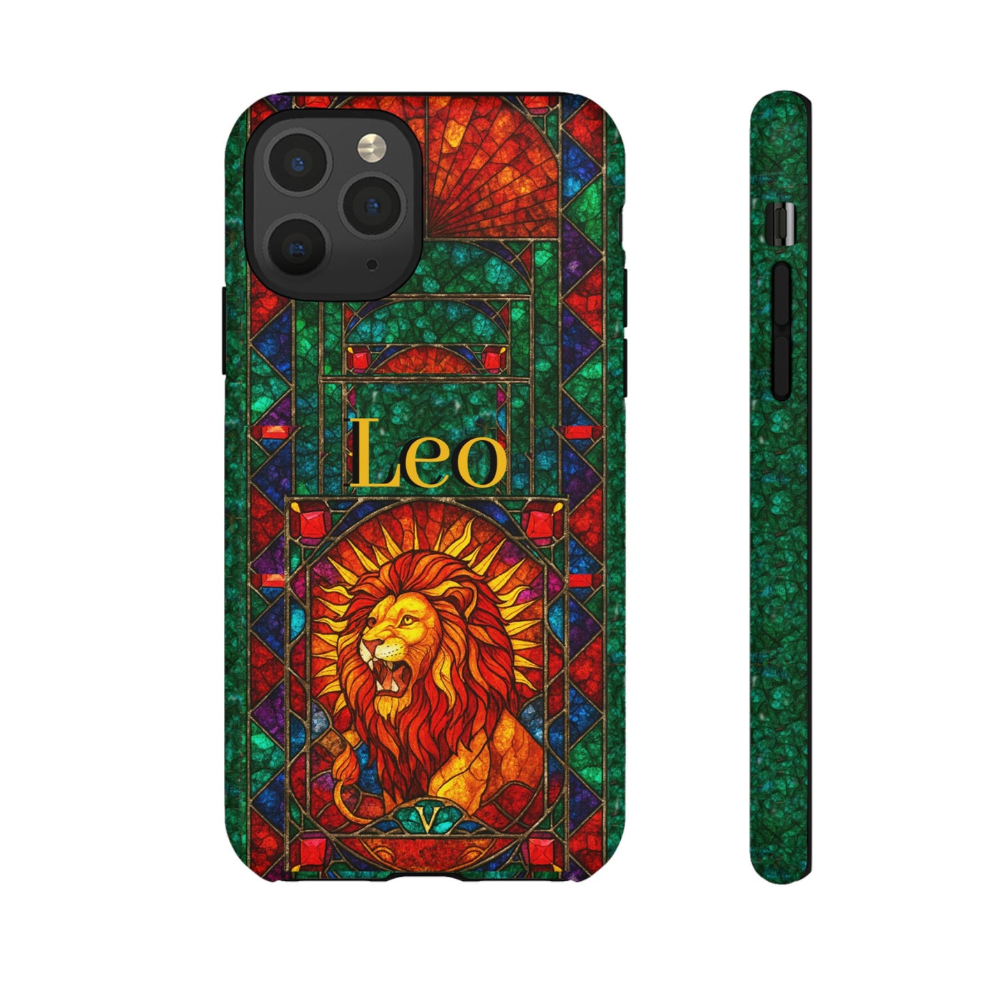 Leo Zodiac Stained Glass - Arty Phone Case