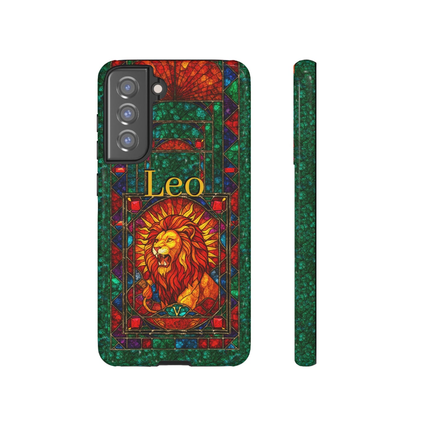Leo Zodiac Stained Glass - Arty Phone Case