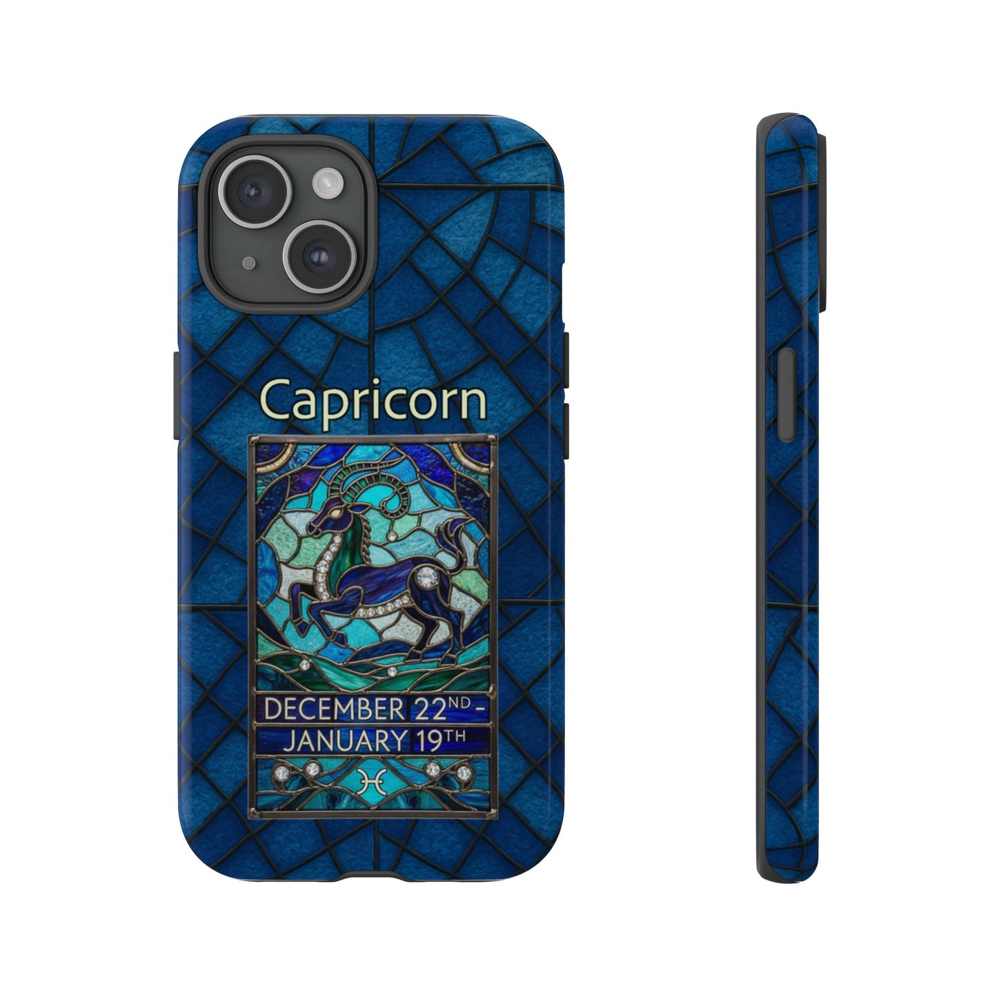 Capricorn Zodiac Stained - Arty Phone Case