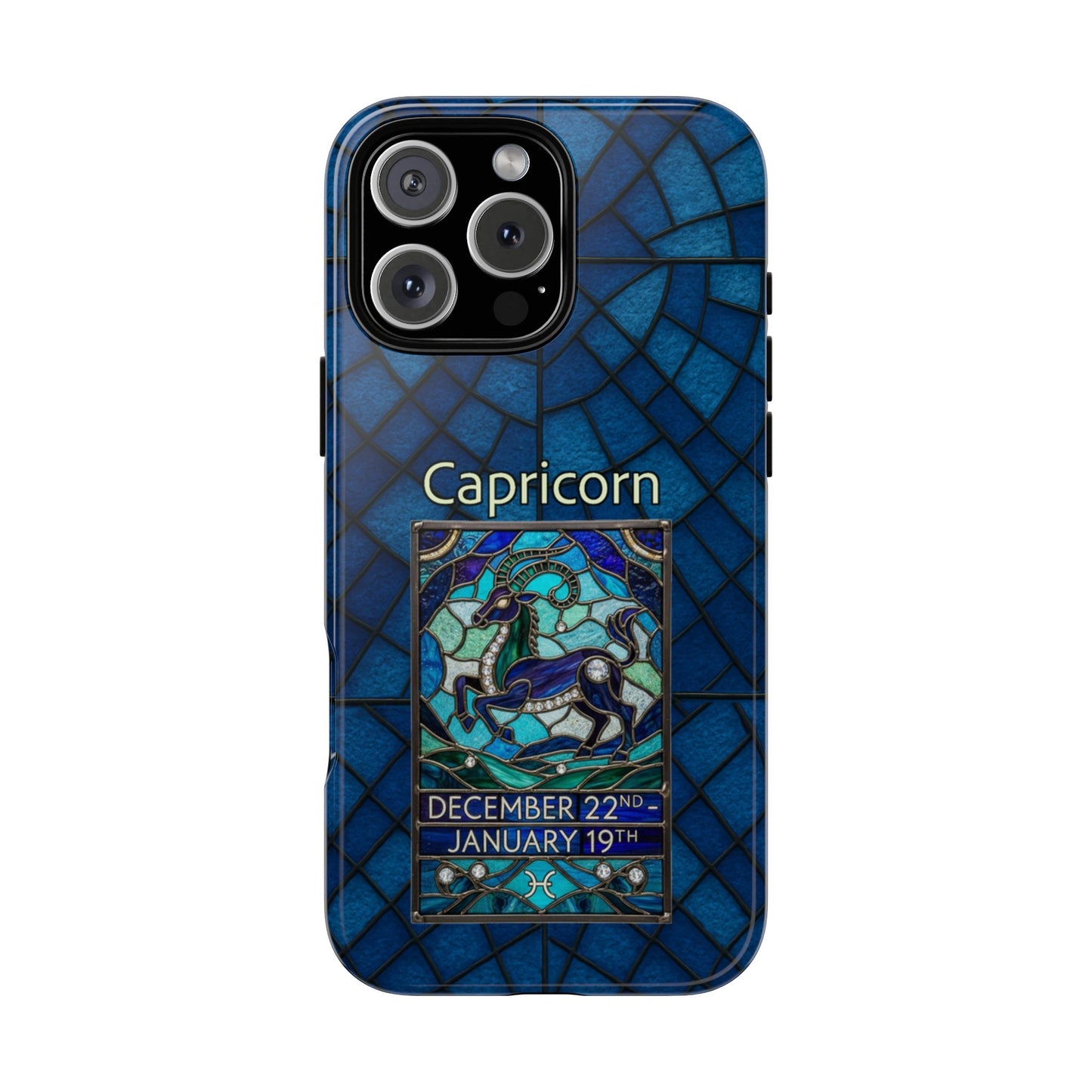 Capricorn Zodiac Stained - Arty Phone Case