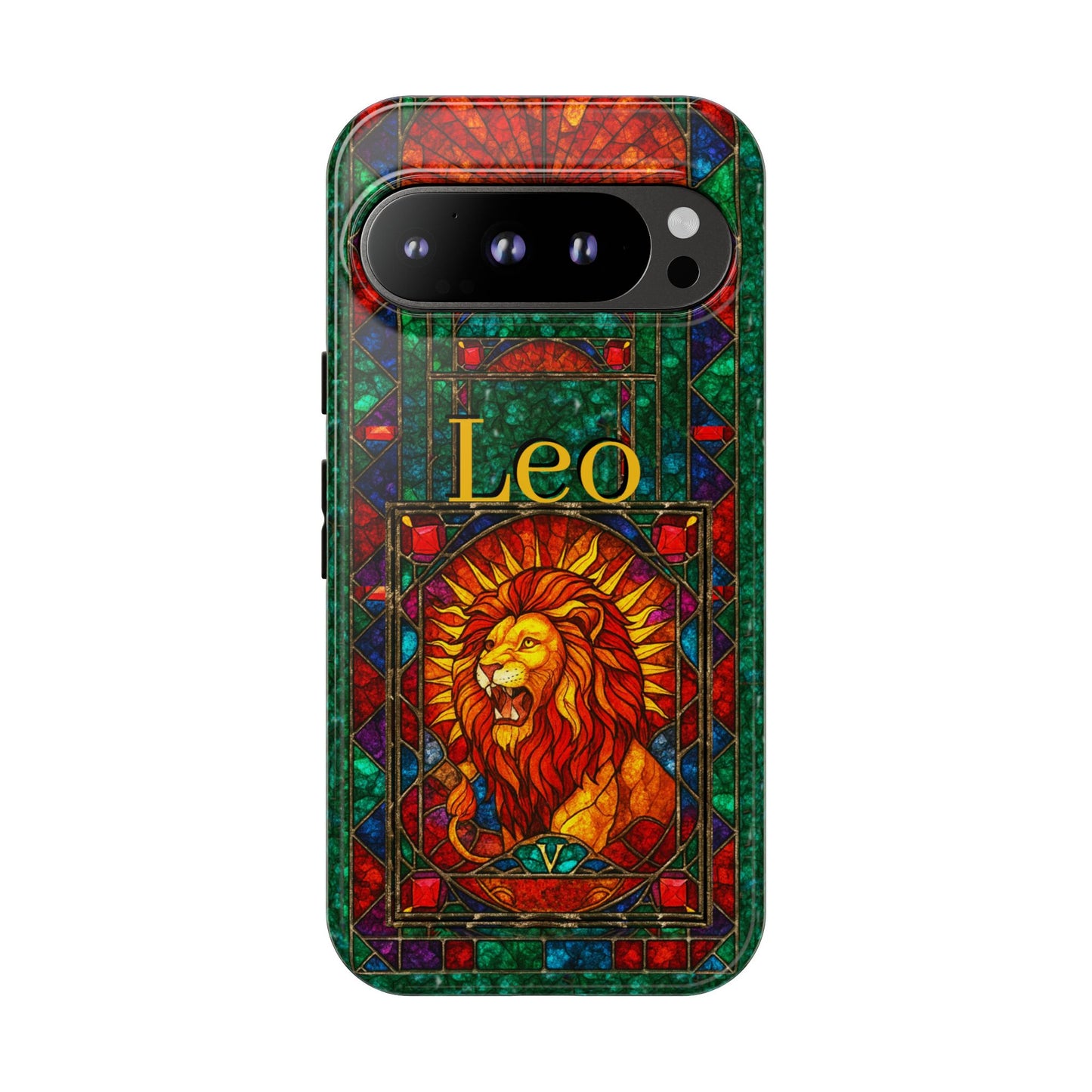 Leo Zodiac Stained Glass - Arty Phone Case